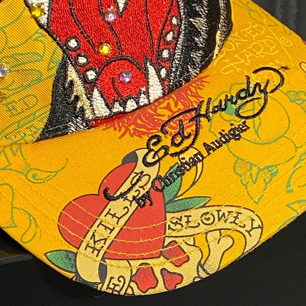 ✨RARE VINTAGE✨ Ed Hardy by Christian Audigier Hat - Picture 13 of 13